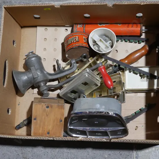 Mincer, tools etc