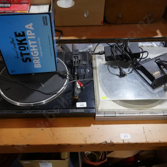 Two record players
