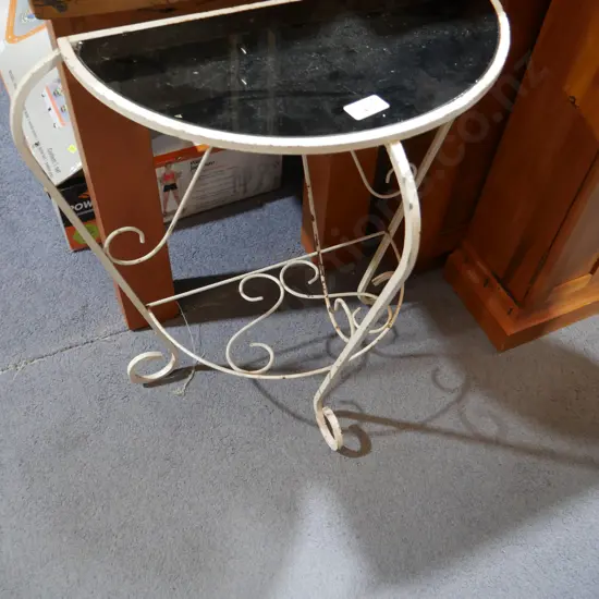 Wrought iron table