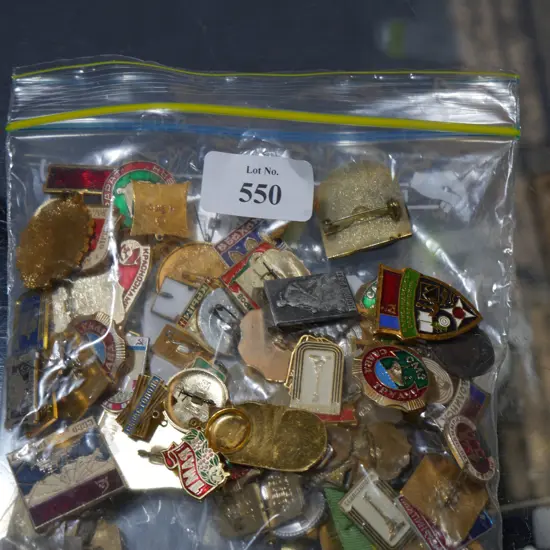 Assorted badges