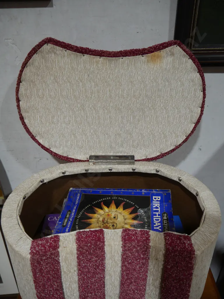 Footstool storage box Image 1++