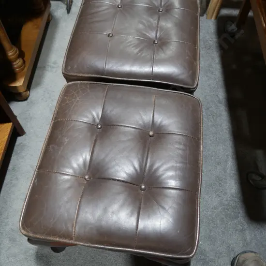 Two footstools