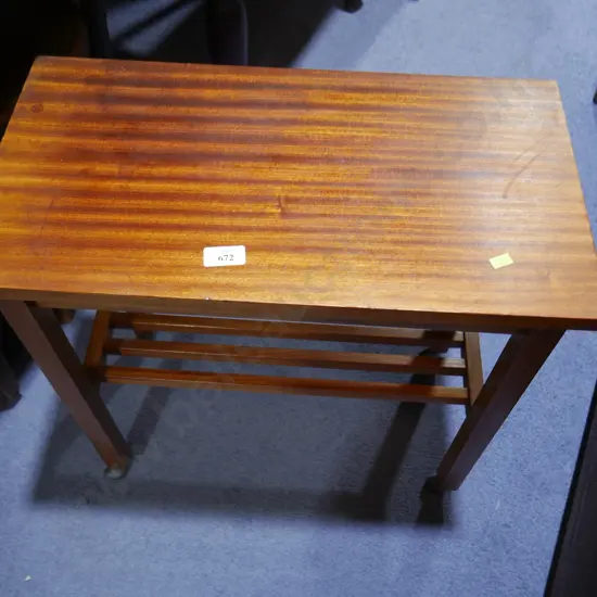 Wooden trolley