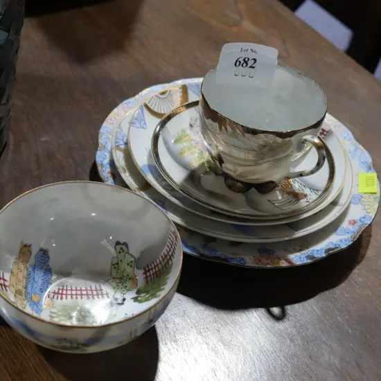 Oriental teacups