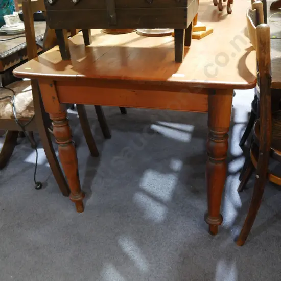 Wooden dining table