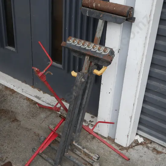 Work stands and reel holder