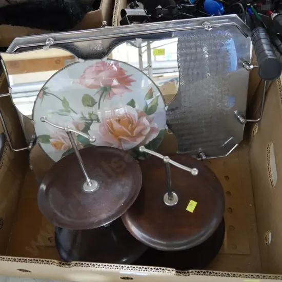Tray, cake stand etc