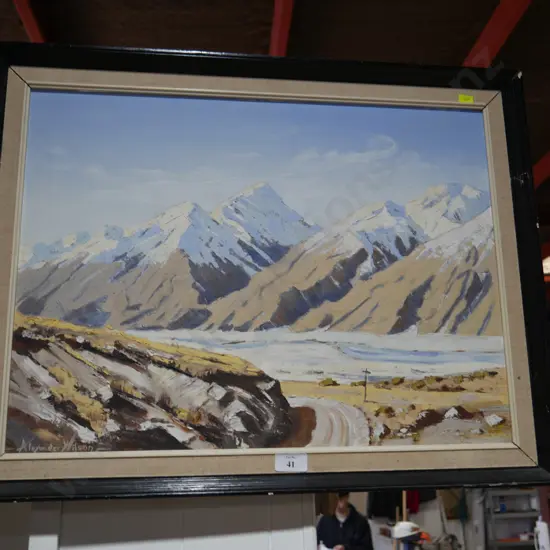 Oil painting by Alexander Wilson