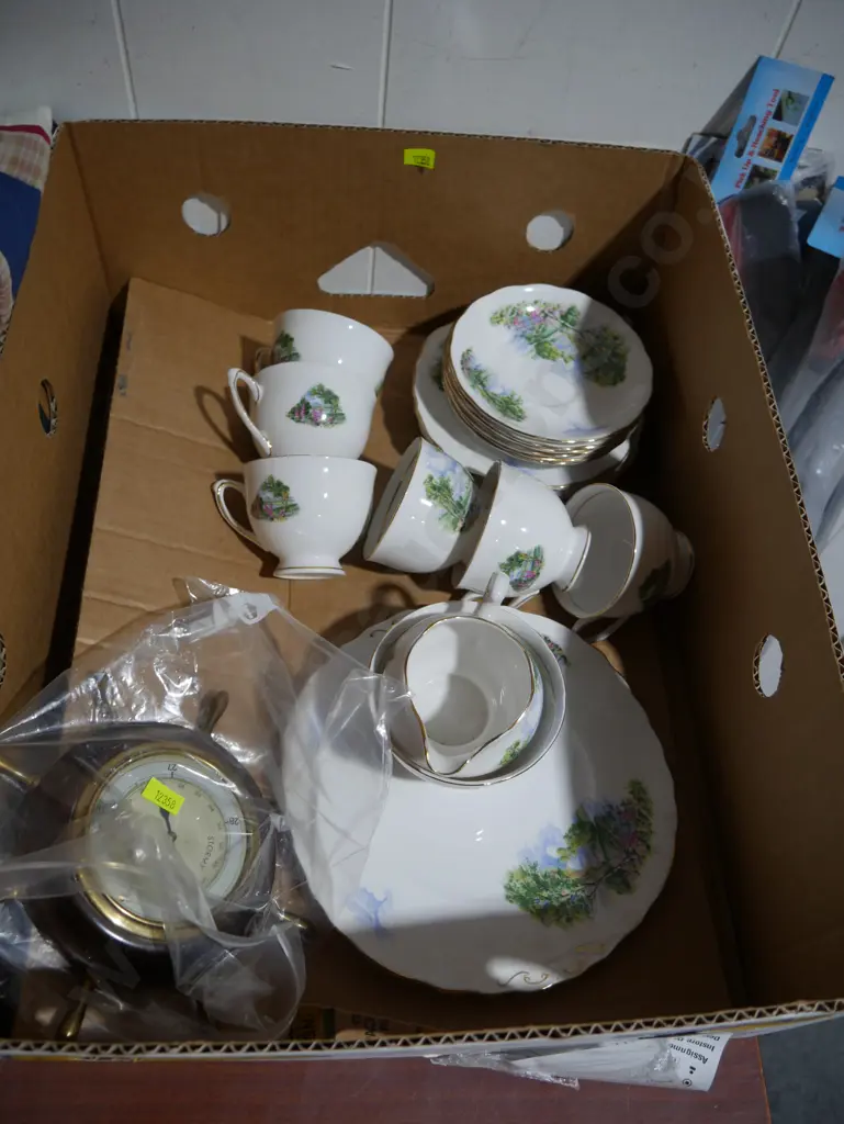 Tea set and barometer Image 1++