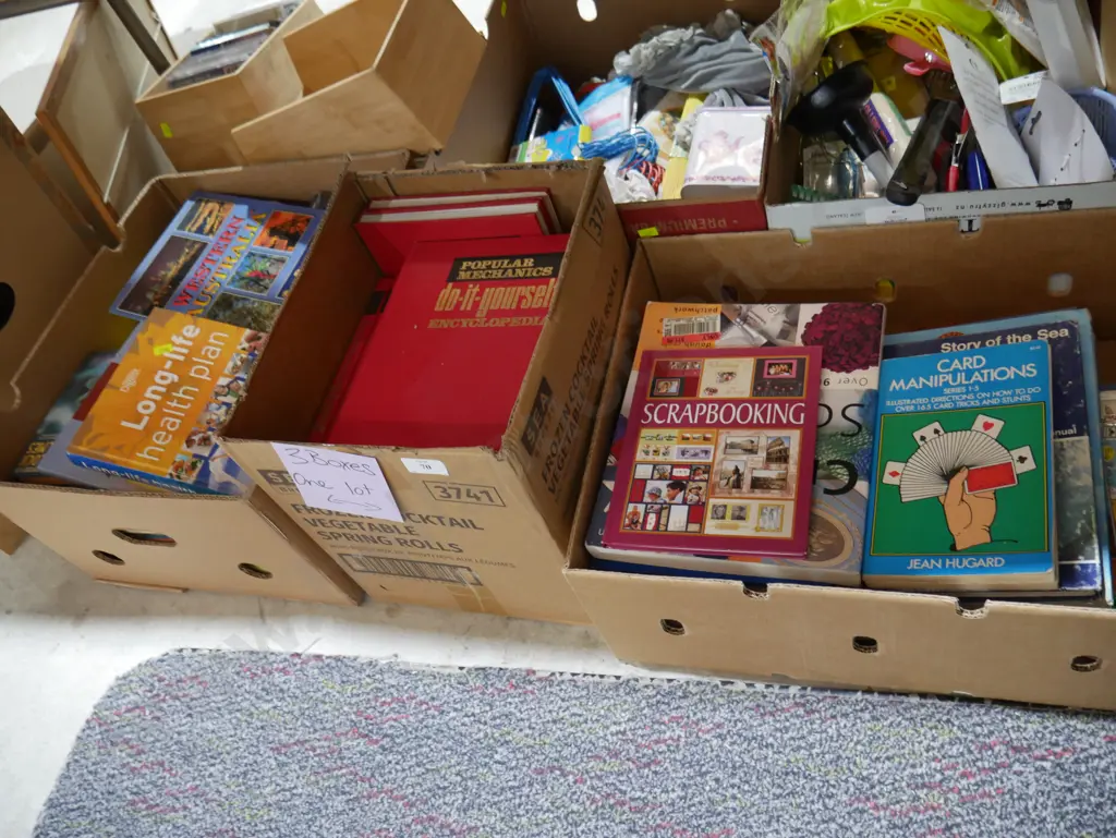 Three boxes of books Image 1++