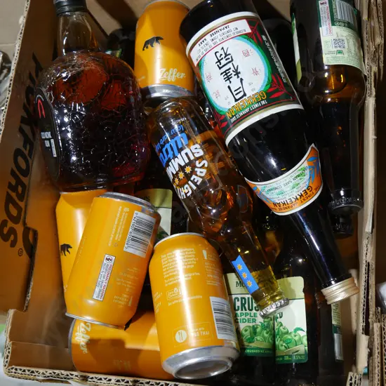 Assorted alcohol
