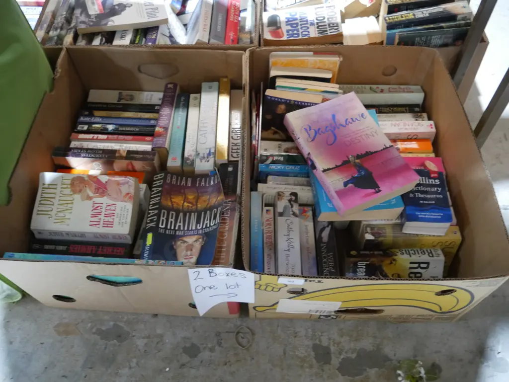 Two boxes of books Image 1++