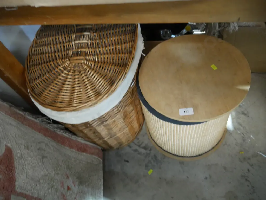 Cane basket etc Image 1++