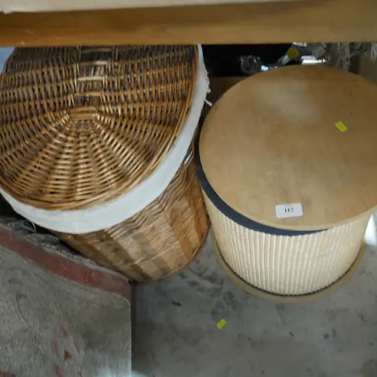 Cane basket etc
