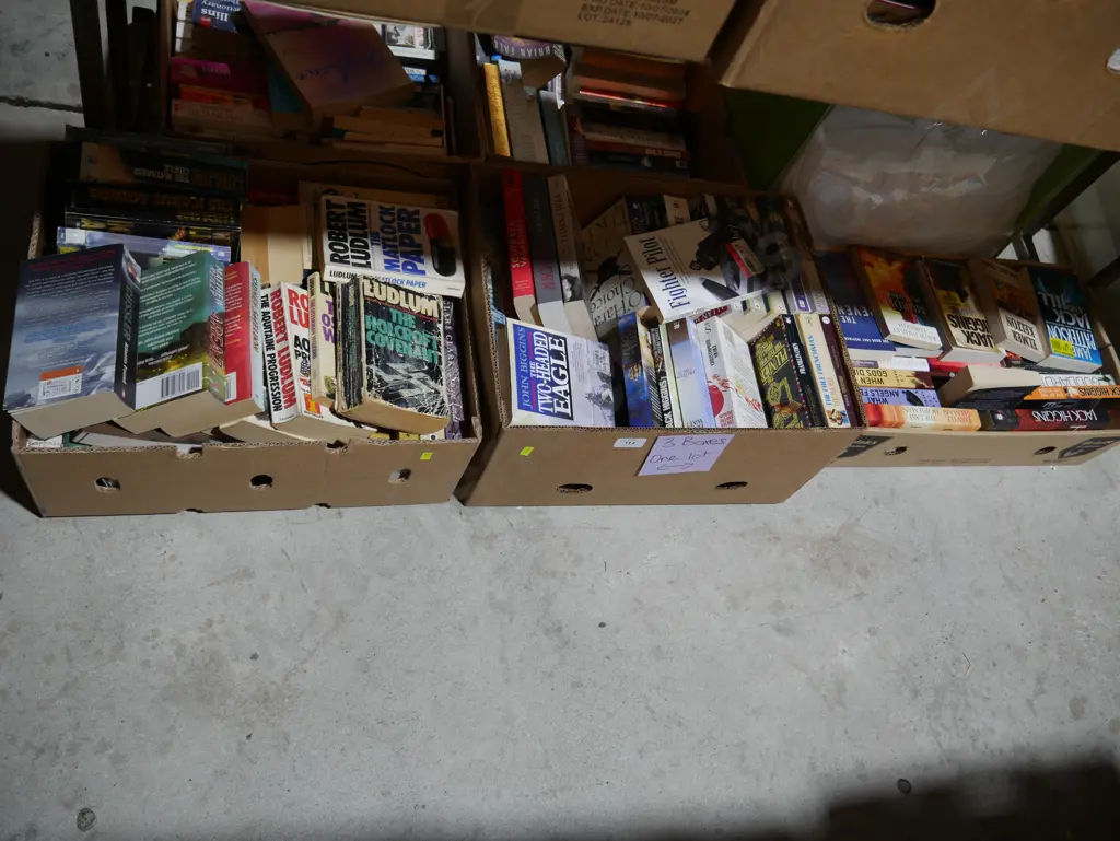 Three boxes of books Image 1++