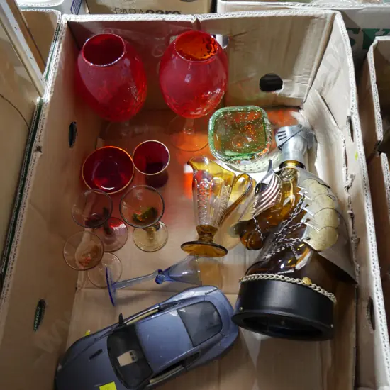 Glassware etc