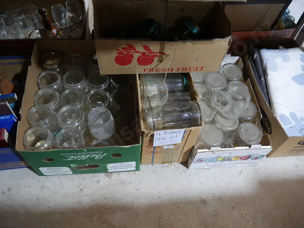 4 boxes of preserving jars Image 1++