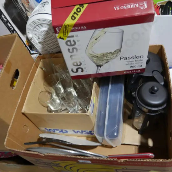 Glassware etc