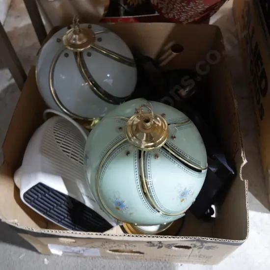 Lamps, heater etc