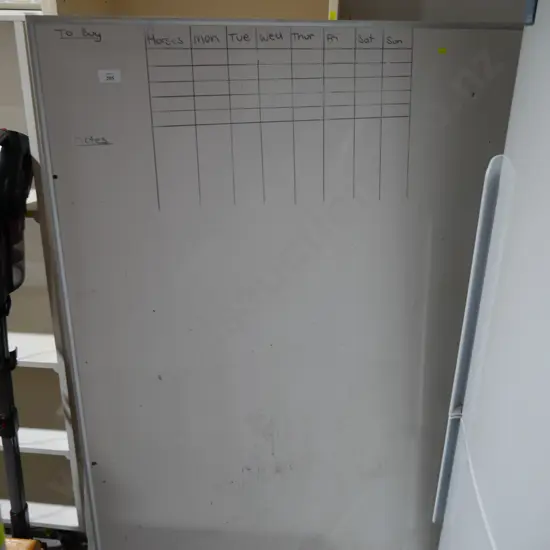 Large whiteboard