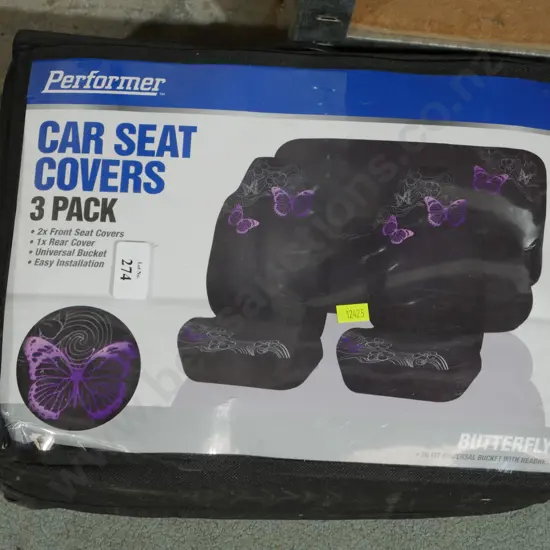 Car seat cover set
