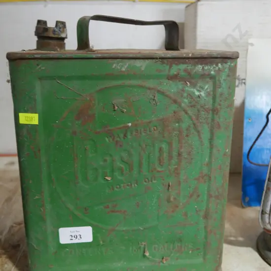 Castrol tin