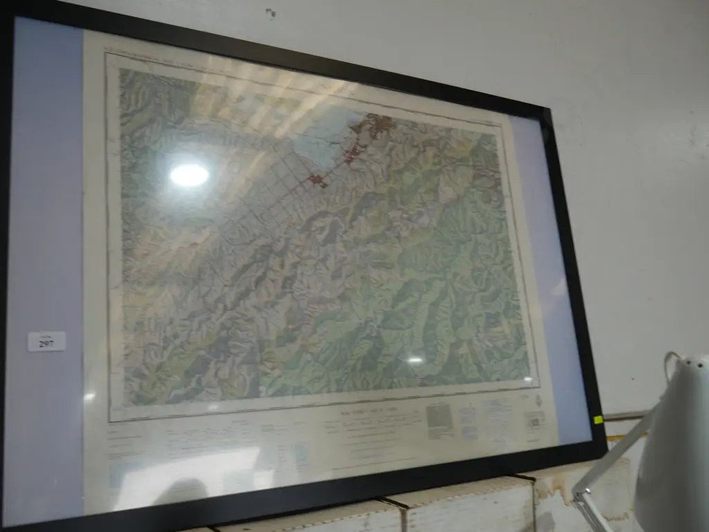 Framed map Image 1++