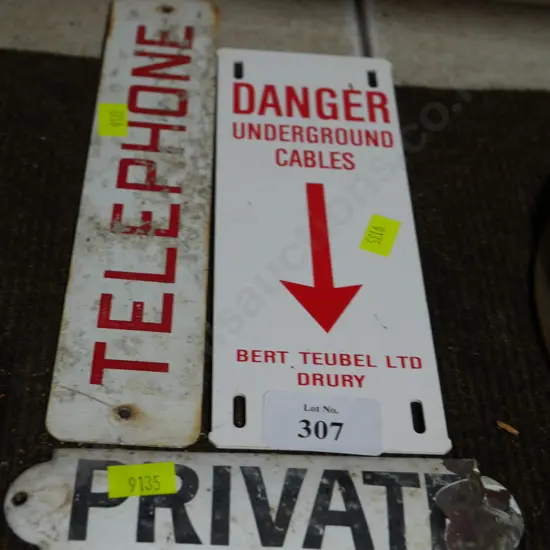 Assorted signs