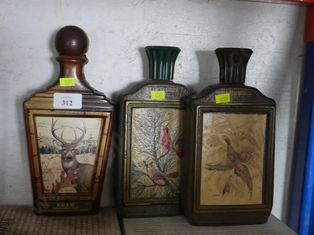 Three Jim Beam decanters Image 1++