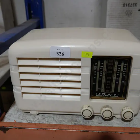 Valve radio