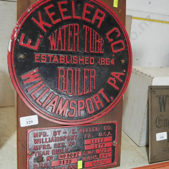 Boiler signs