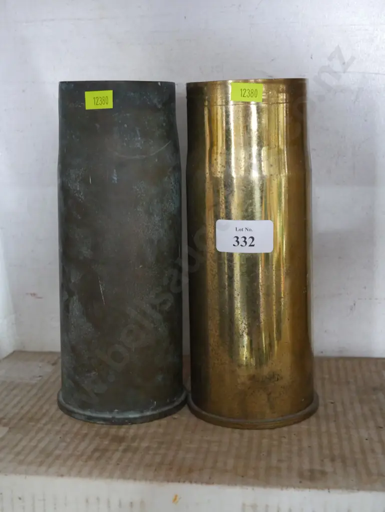 Two brass shells Image 1++