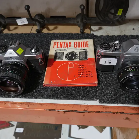 Two Pentax cameras etc