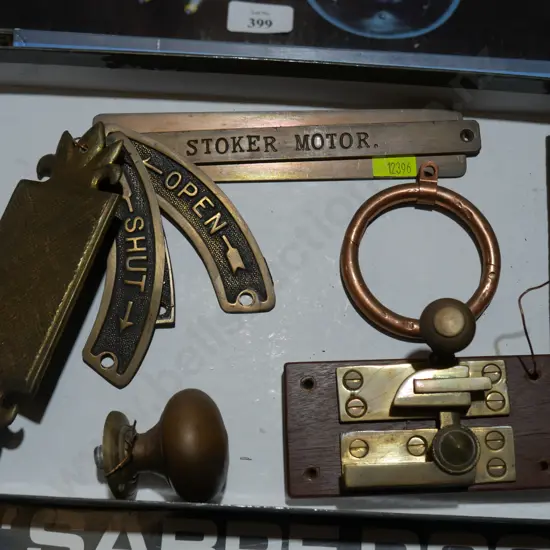 Brass items etc