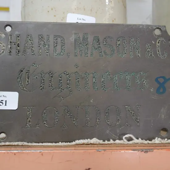 Brass sign