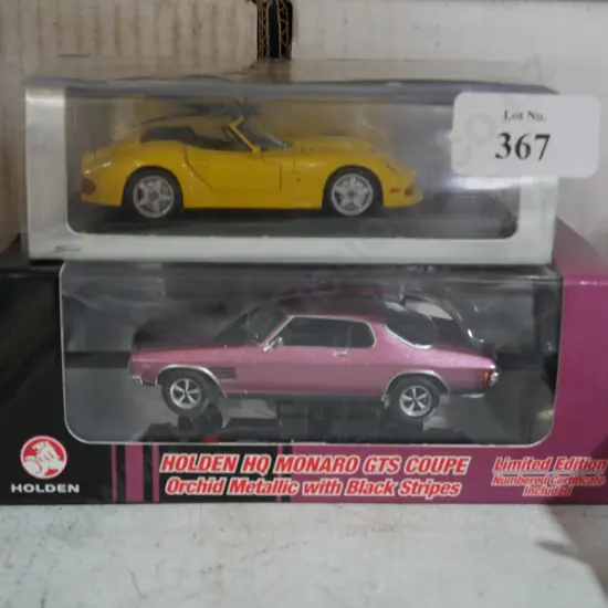 Two model cars