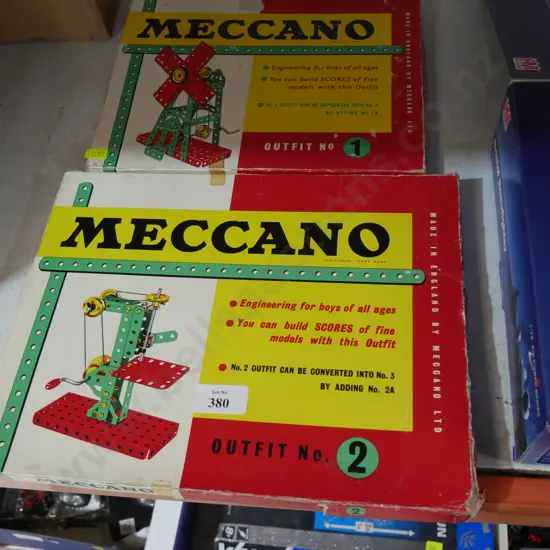 Two sets of meccano