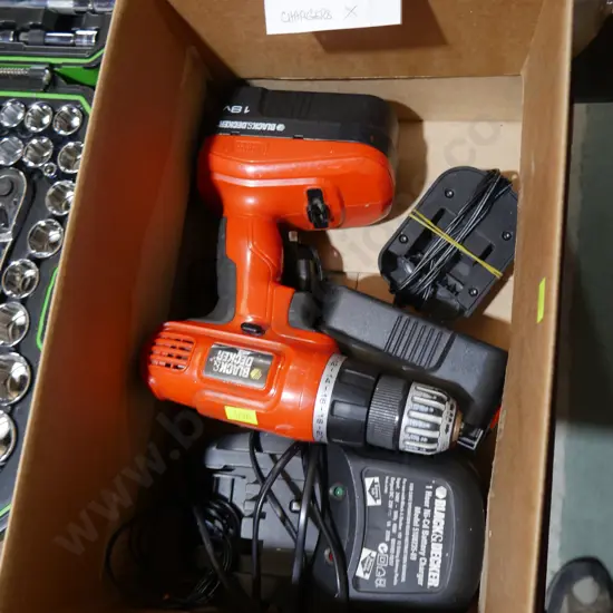 Black & Decker battery drill and charger