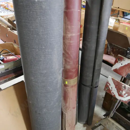 Large rolls of sandpaper