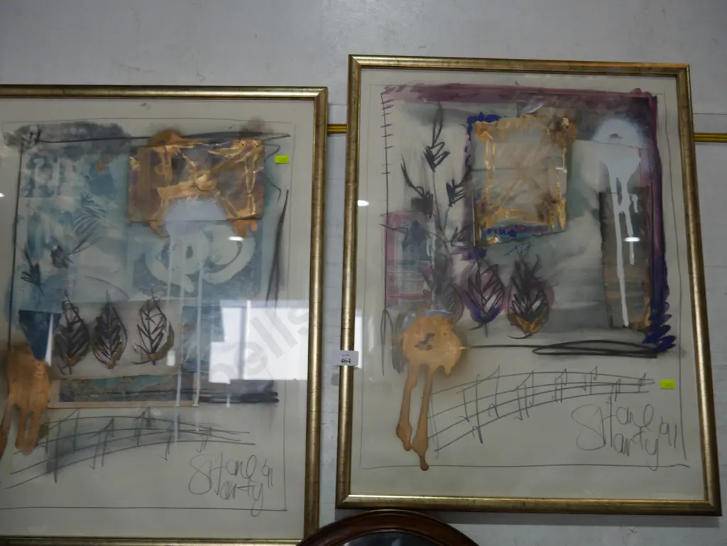 Two framed artworks Image 1++
