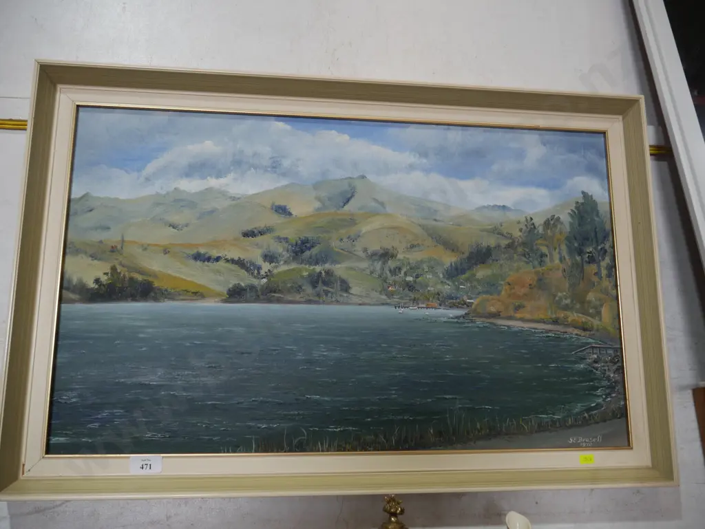 GE Brasell 1970 framed artwork Image 1++