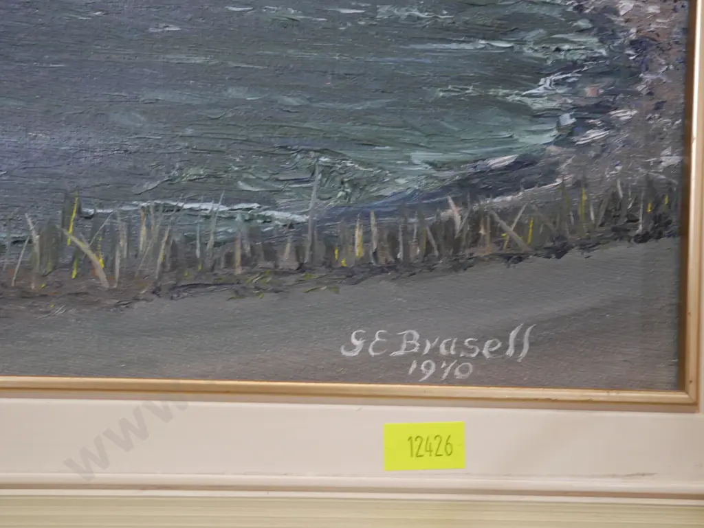 GE Brasell 1970 framed artwork Image 1++
