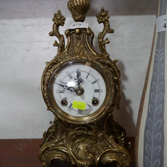 Brass clock