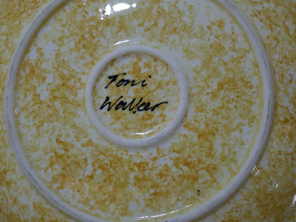 Toni Walker pottery plate Image 1++
