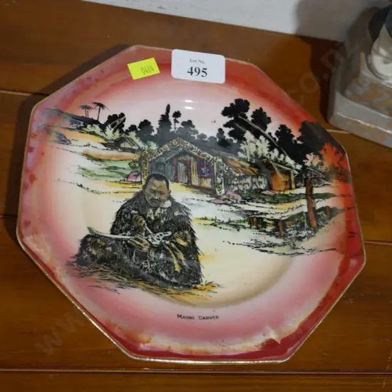 Maori Ware, Grimwades plate