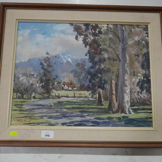 Oil painting by GA Genet
