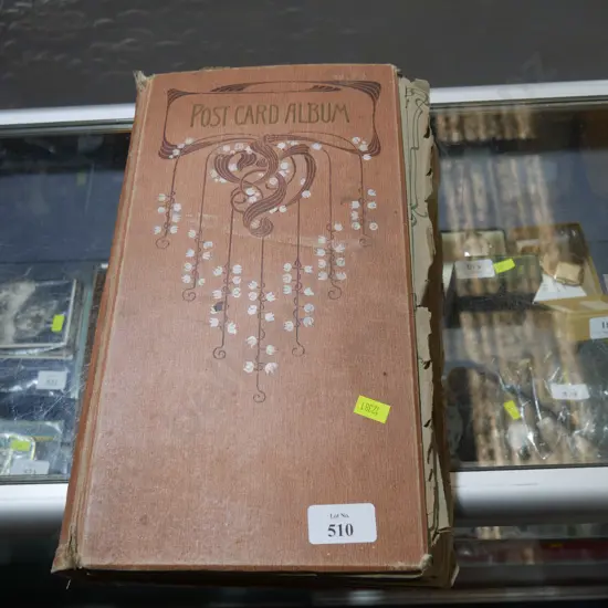 Vintage postcard album