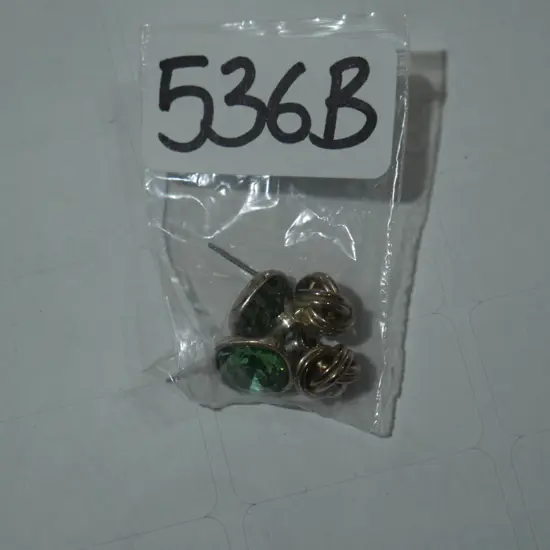 Silver earrings