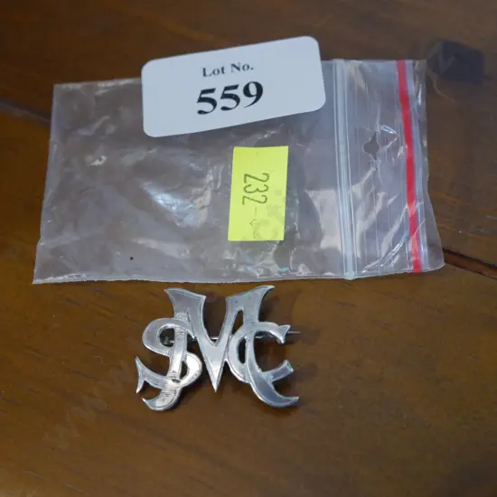 Sterling silver badge