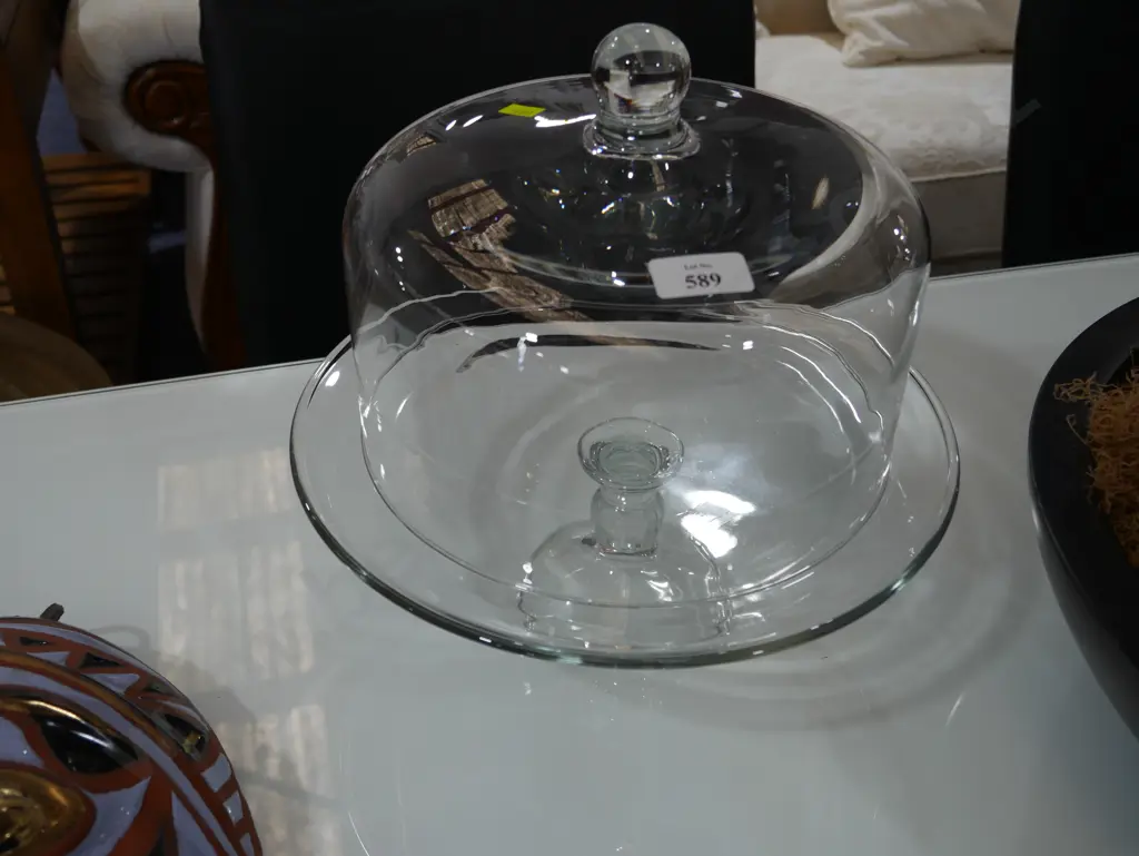 Glass cake stand Image 1++
